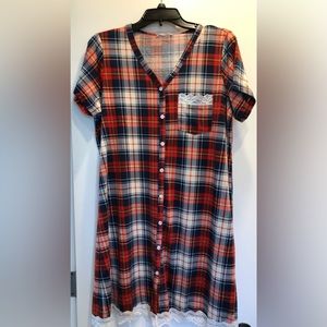 EKOUAER NIGHTGOWN V NECK SLEEPWEAR - brand new with tags size M